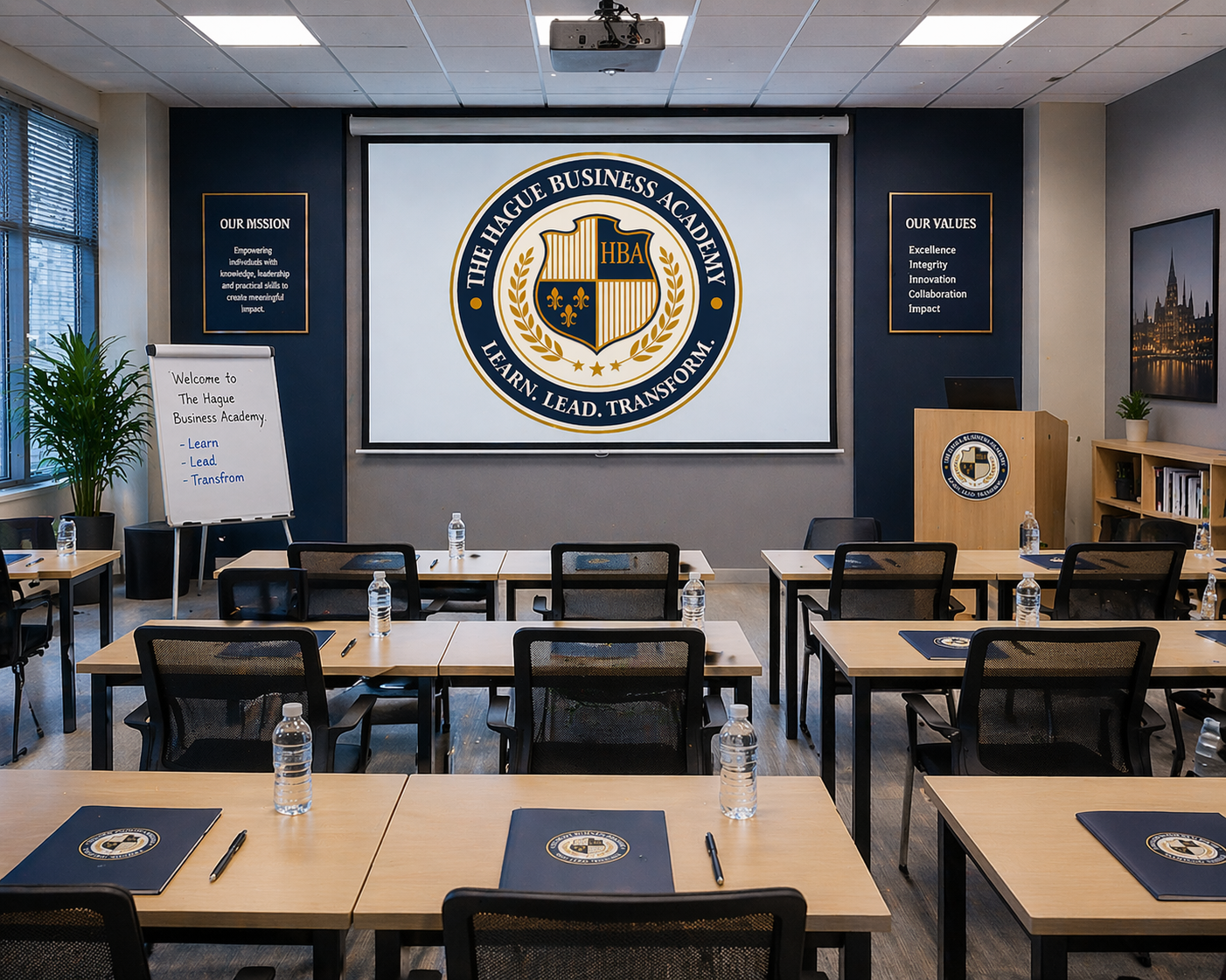 Premium city-center venues for international cohorts